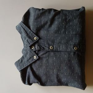 Men's Long Sleeve Collared United by Blue Shirt